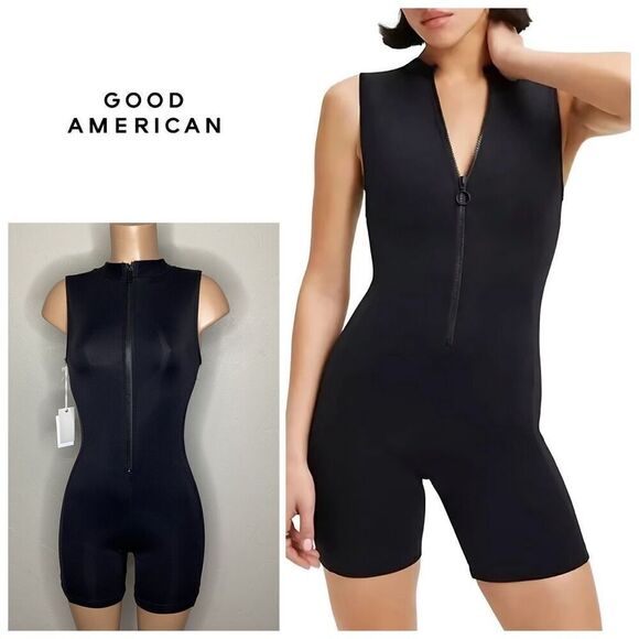 New. Good American black surf suit. Small. Retails $139 - Picture 1 of 10